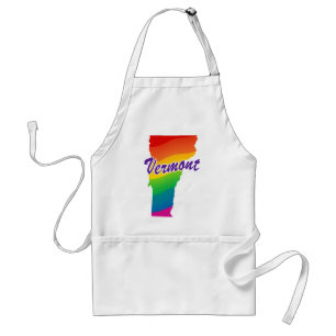 Avental Rainbow State Of Vermont