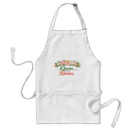 Avental Rainha da Cozinha – Coroa Floral Dia das Mães