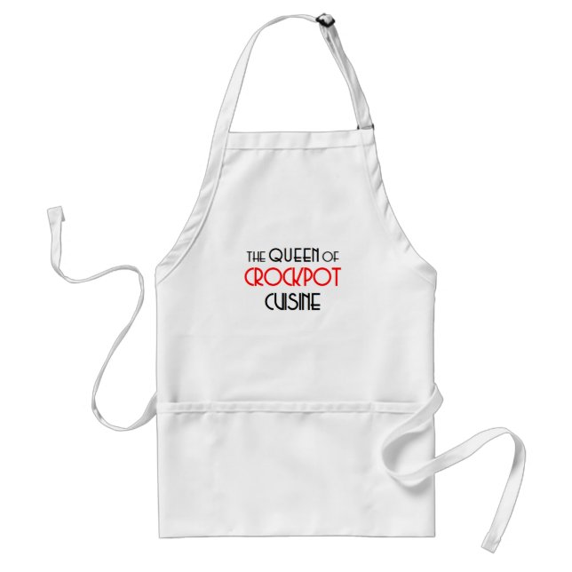 Avental rainha da culinária de crockpot (Frente)