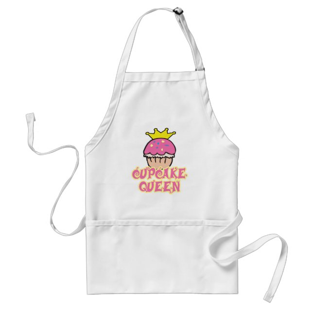 Avental Rainha do Cupcake (Frente)