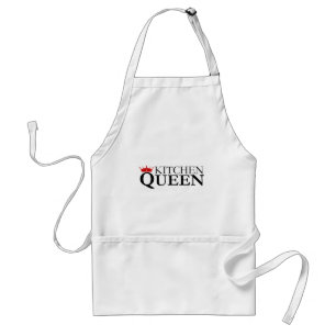 Avental Rainha e coroa da cozinha