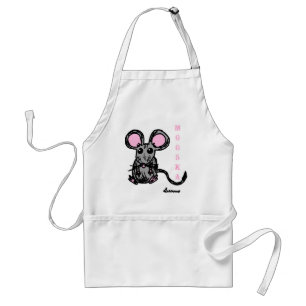 Avental Rato Cute Mooska Apron