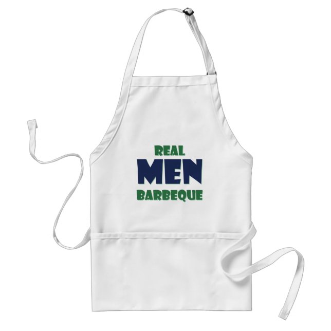 Avental Real Men Barbeque (Frente)