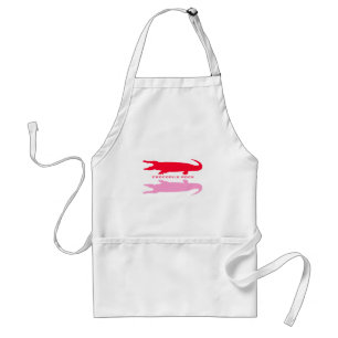Avental Reflexão Crocodilo (Vermelho)