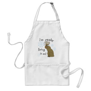 Avental Reindeer pronto para Camisetas de Natal e presente
