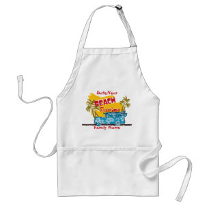 Avental Resindicato da família de Summer Beach Apron