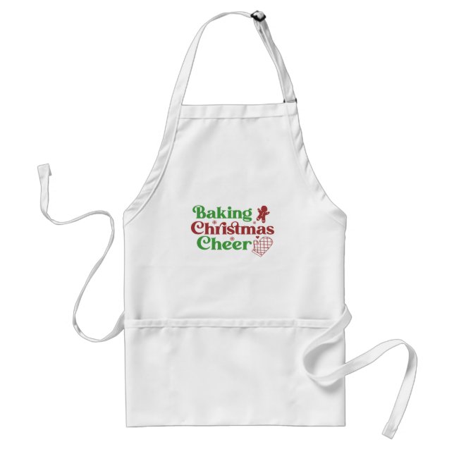 Avental Retro Groovy Baking Christmas Cheer (Frente)