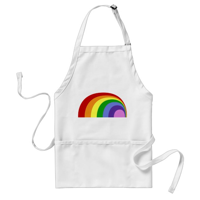 Avental Retro Rainbow Apron (Frente)