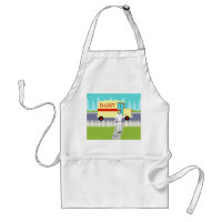 Retro Small Town Milkman Apron