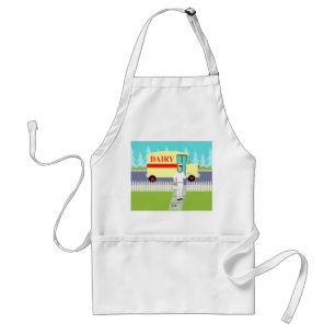 Avental Retro Small Town Milkman Apron