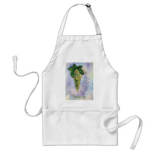 Avental Riesling White Wine Graphics Apron