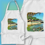 Avental Rio Meets Ocean 0330<br><div class="desc">Pintura "River Meets Ocean 0330" Collection Personalize na página do produto ou clique no botão "Personalizar" para obter mais opções de design. Projetado e criado da minha pintura "River Meets Ocean 0330" capturando o rio Mismaloya enquanto ele flui para a Baía de Banderas localizada ao sul de Puerto Vallarta, México....</div>