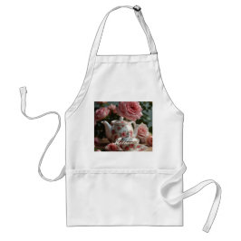 Avental Rosa de Couve Rosa Tea Apron