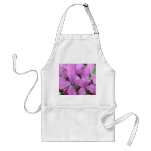 Avental Roxo Flores Selvagens Apron