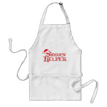 Santa helper Christmas cooking graphic cooks apron