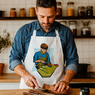 Avental Sapateiro do Cobbler Vintage de Reparo de calçados