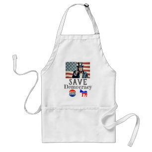 Avental Save Democracy Apron
