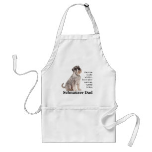 Avental Schnauzer Pai Barbecue Apron