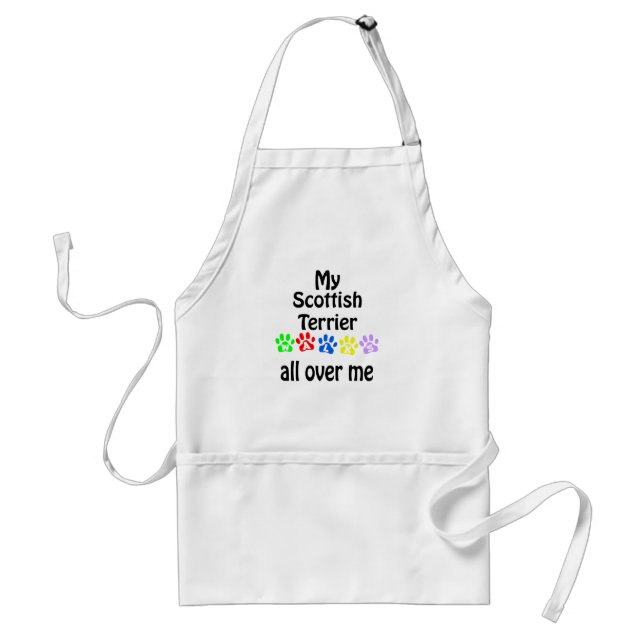 Avental Scottish Terrier Walks Design (Frente)