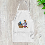 Avental Secretário Engraçado Cat Cartoon Office Humor<br><div class="desc">Cook, assar ou grill em estilo com este avental divertido e caprichoso com um desenho esquisito de uma secretária de gatos trabalhadora! Este design encantador mostra um felino em moda datilografando em um computador vintage, adicionando um toque de humor e personalidade à sua cozinha ou churrasco. Perfeito para amantes de...</div>