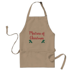Avental Senhora de Natal Holly Apron