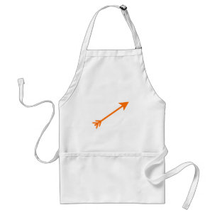 Avental Seta Laranja 35° O MUSEU Zazzle Oferece