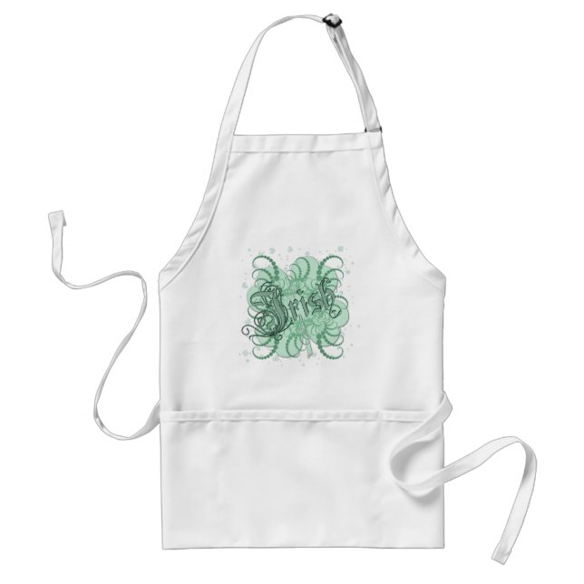 Avental Shamrock irlandês (Frente)