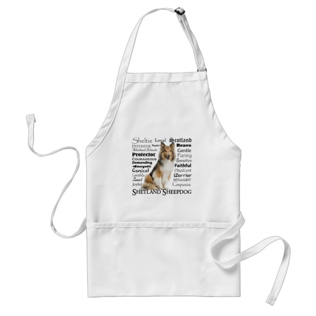 Avental Sheltie Traits Apron (Frente)