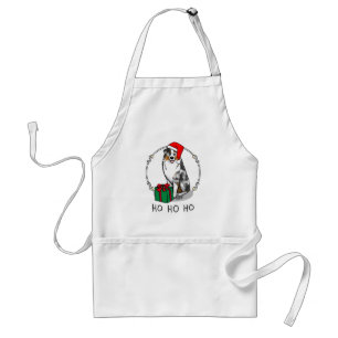 Avental Shepherd australiano de Natal (bronzeado azul de m