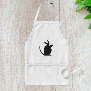 Avental Silhouette do mouse