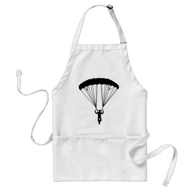 Avental silhueta de skydiver (Frente)