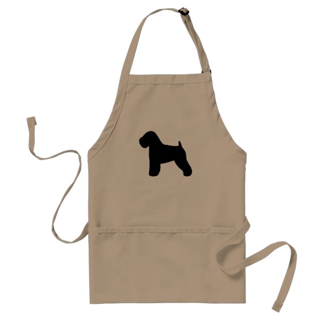 Avental Silhueta do Soft Coated Wheaten Terrier (Frente)