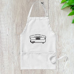 Avental Símbolo de telefone antigo<br><div class="desc">Apresentando nosso Apron de Discagem Retroativa, uma mistura deliciosa de charme de safra e praticidade! Este avental exclusivo apresenta um gráfico cativante de um telefone com botão de pressão estilo antigo, evocando uma sensação de nostalgia e estilo de eterno. Feito com cuidado, nosso avental é feito de tecido durável de...</div>
