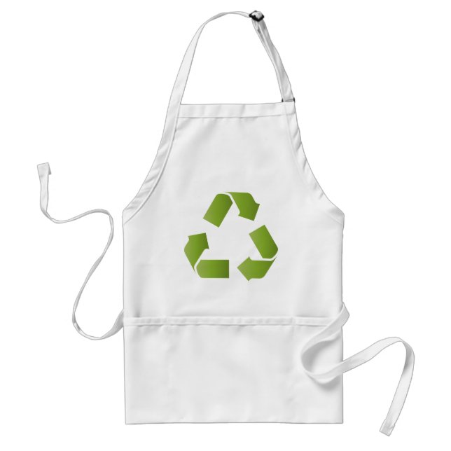 Avental SÍMBOLO DO reciclar (Frente)
