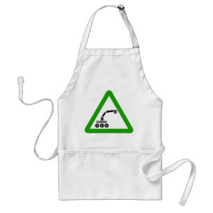 Avental Sinal de Alerta de Robô Atravessando