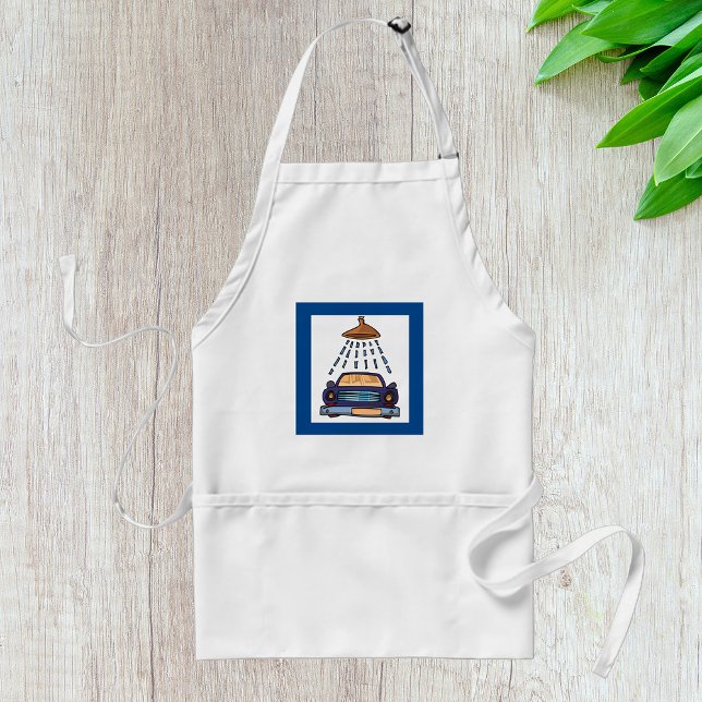 Avental Sinal de Lave do Carro (Criador carregado)