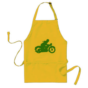 Avental Sinal de Motociclista Verde