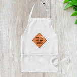 Avental Sinal de Padrão de Tráfego Alterado<br><div class="desc">Apresentando nossa exclusiva Apron "Tango de Tráfego" - uma adição divertida e prática ao seu traje de cozinha que traz um traço de capricho à sua rotina de cozinhar. Este avental flagrante apresenta um gráfico único de um padrão de tráfego mudado de sinal de estrada, acrescentando um toque de talento...</div>