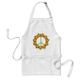 Avental Sinal de paz da flor de Lotus do Henna