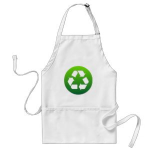 Avental Sinal de Reciclar Verde