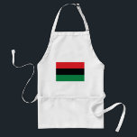 Avental Sinalizador vermelho, preto e verde<br><div class="desc">As três cores pan-africanas na bandeira representam: RED: o sangue que une todas as pessoas da ancestralidade negra africana, e derramou pela libertação; BLACK: pessoas negras cuja existência como nação, mas não como estado-nação, é afirmada pela existência da bandeira; e GREEN: a riqueza natural abundante da África. Vintage Old School...</div>
