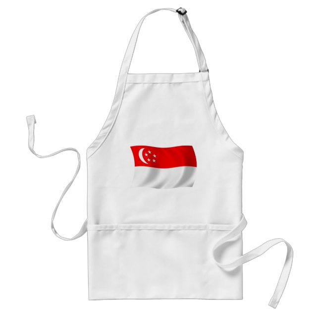Avental Singapura Flag Apron (Frente)