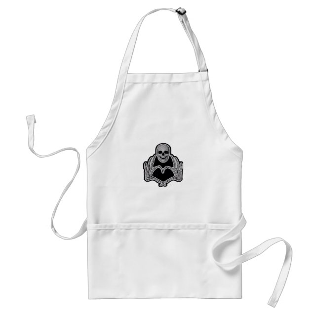 Avental Skeleton Heart Hands Classic (Frente)