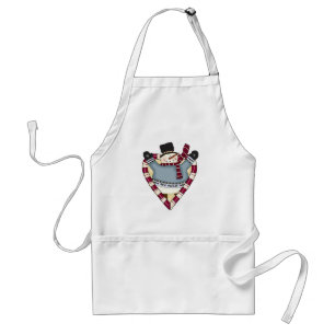 Avental Snowman Love T-shirts e presentes