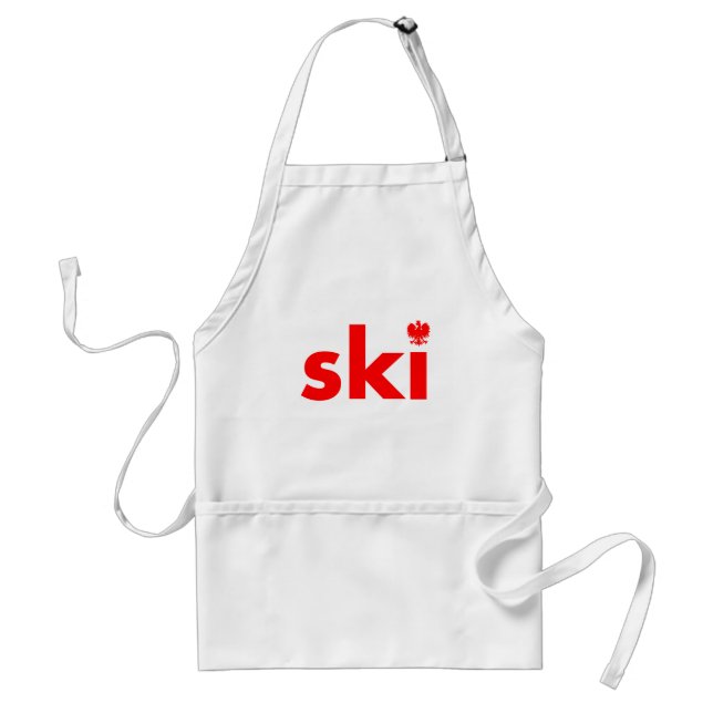 Avental SOBRENOME Polonês SKI Apron (Frente)