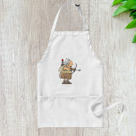 Avental Soldado medieval<br><div class="desc">Um soldado medieval com arco e flecha. Esta design parece realmente eficaz nestes Apron</div>