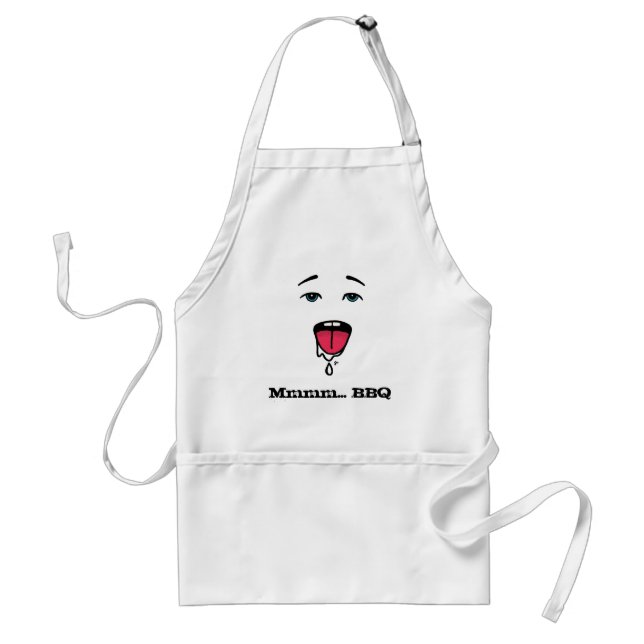 Avental Sonolento Emoticon "CHURRASCO" Apron (Frente)