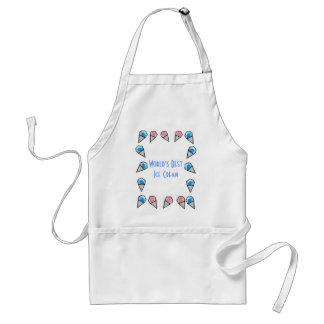 Avental Sorvete Cone Border Aprons