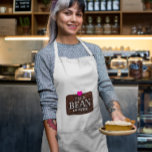 Avental Sou um Devotee de Bean, Impressão de café padrão A<br><div class="desc">Sou um avental padrão de impressão de Bean Devotee para o amante devotado de café. Mostre seu amor pelo feijão enquanto prepara suas refeições!</div>
