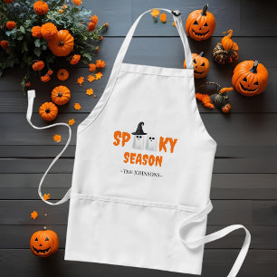 Avental Spooky Season Apron - Presente de Cozinha Dia de a